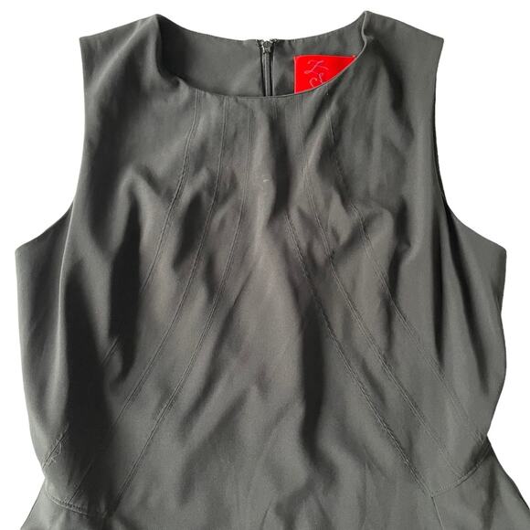 Z Spoke Zac Posen Fit and Flare Dress Lined Cocktail Party Black 14 EUC - Picture 6 of 11